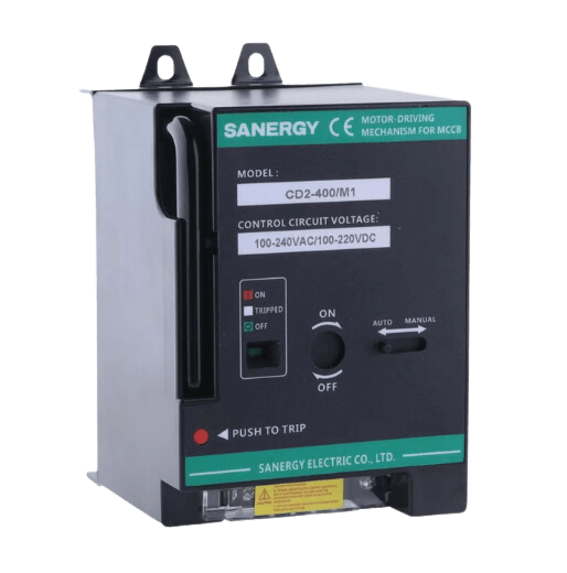 Circuit breaker motor operator unmounted